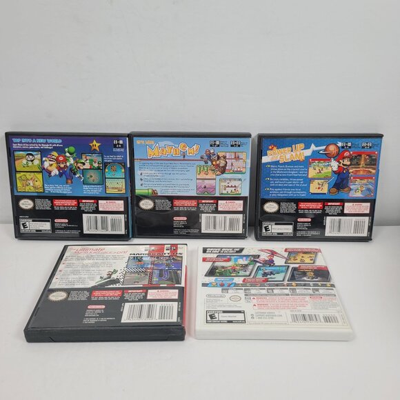 Nintendo DS & 3DS Mario Games Bundle Set of 5 - Picture 4 of 6